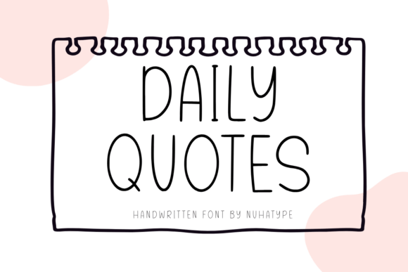 Daily Quotes: The Minimalist Font Transforming Everyday Crafts and Design