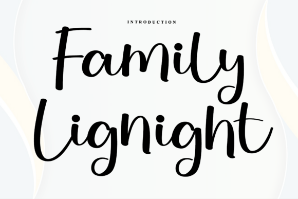 Family Lignight: The Font That Feels Like a Warm Hug