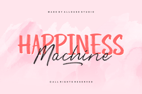 Happiness Machine Duo: A Practical Evaluation of a Brushed Font System