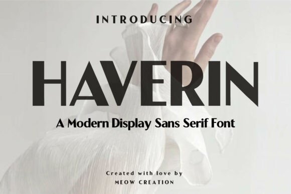 Haverin: The Modern Typeface for Bold Branding