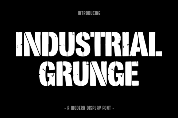 Industrial Grunge: Understanding the Raw Power of Distressed Typography