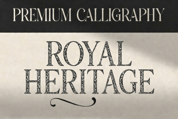 Royal Heritage: A Premium Display Serif for Timeless Designs