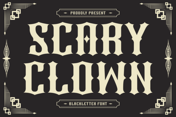 Scary Clown: Unleashing Vintage Horror in Modern Design