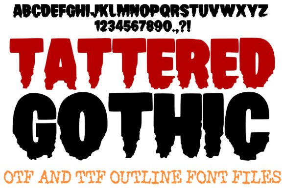 Tattered Gothic: Evaluating a Font for Aggressive and Distressed Design Projects